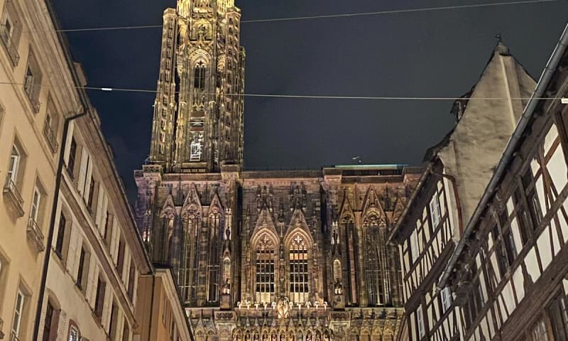 Das Straßburger Münster im Elsass